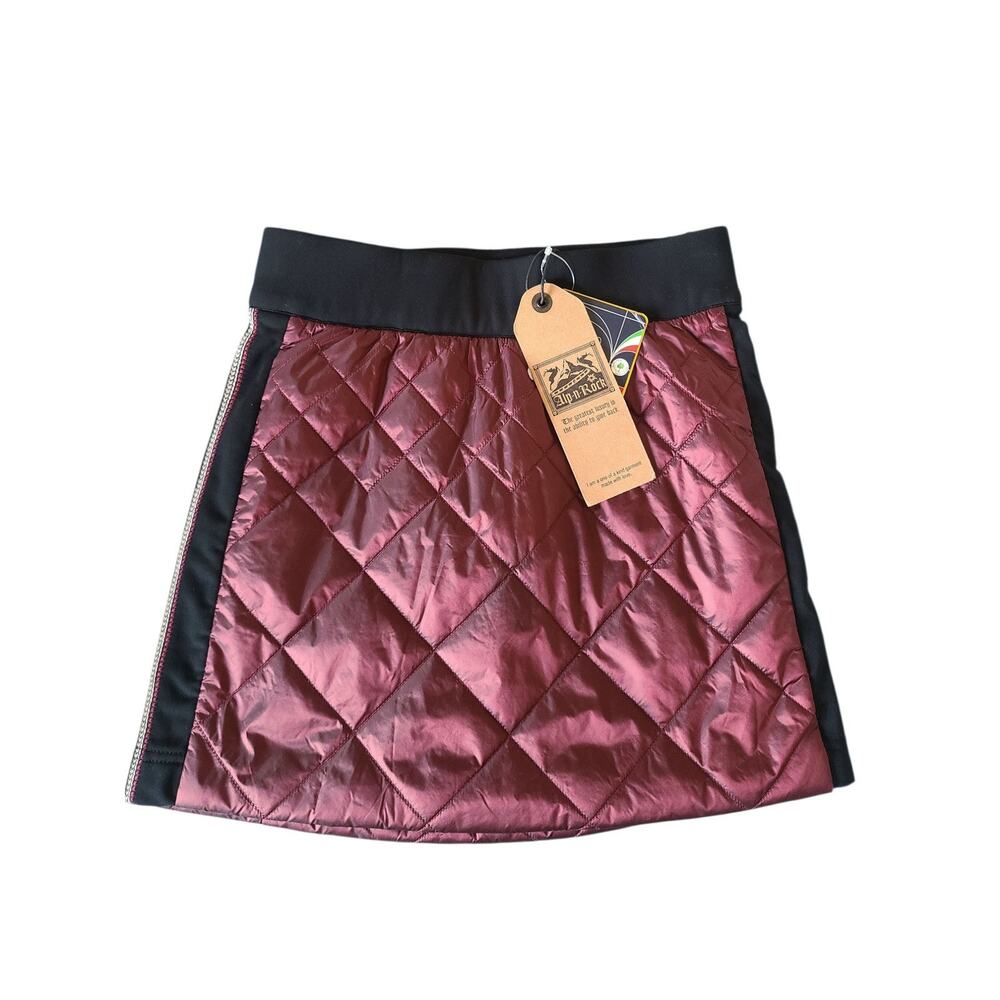 Alp N Rock Zurich City Ladies Mini Skirt in Cabernet Size XS NWT